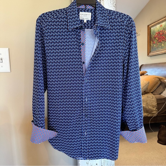 EUC Construct Slim Fit Button Down - Picture 1 of 3